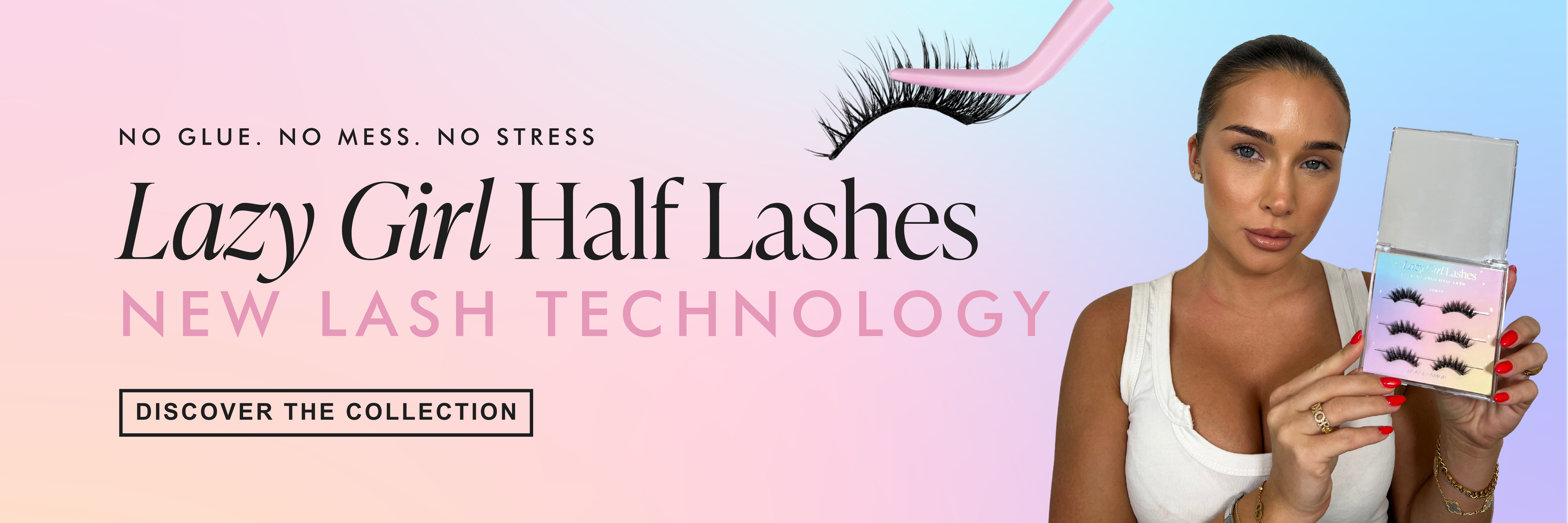 Lazy Girl Pre-glued Half Lashes