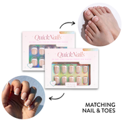 Tipsy - Press On Toe Nails & Toe Nails Bundle
