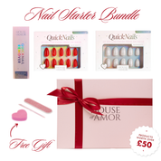 Christmas Nail Starter Gift Set Bundle with FREE Gift (Worth £50)