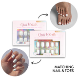 Snow Queen - Press On Nails & Toe Nails Bundle