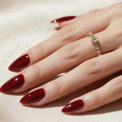 Red Wine - Press On Nails