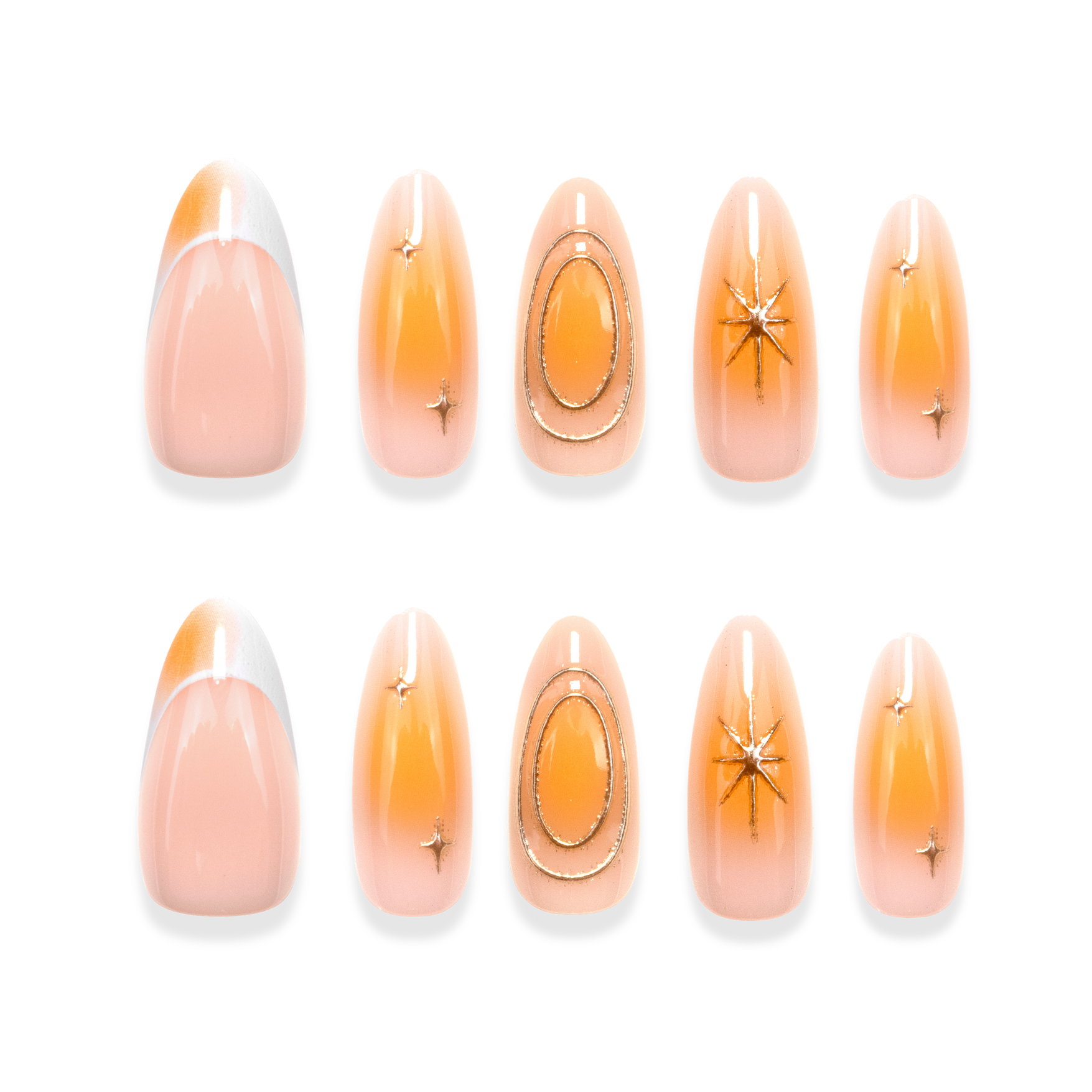 Aperol Spritz - Press On Nails