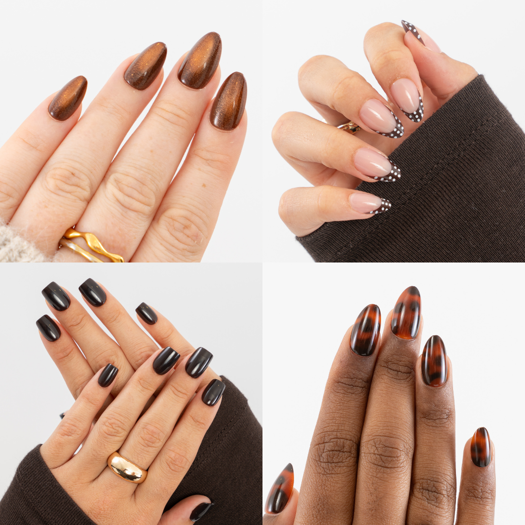 The Brown Autumn Press On Nail Bundle