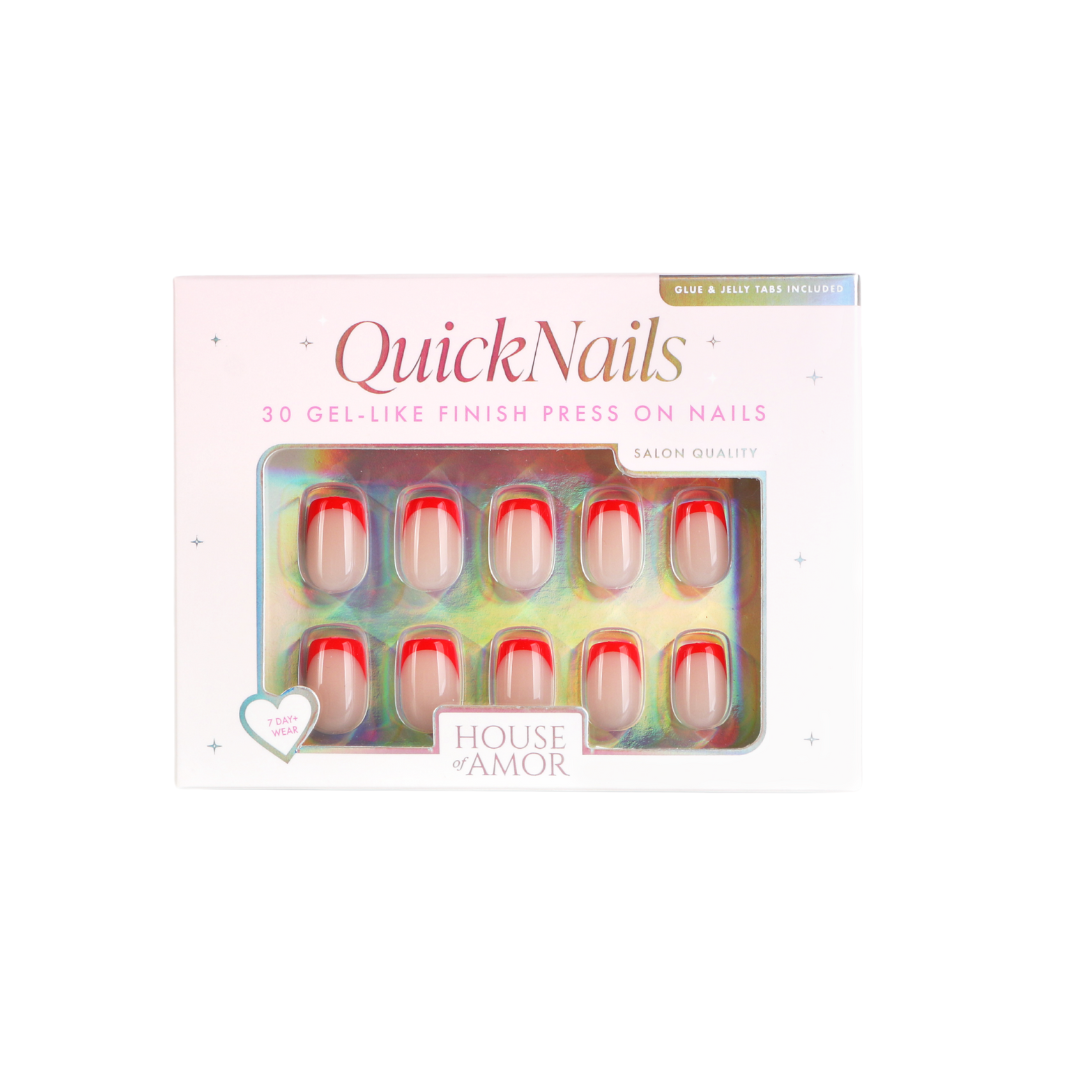 Fiery French - Press On Nails