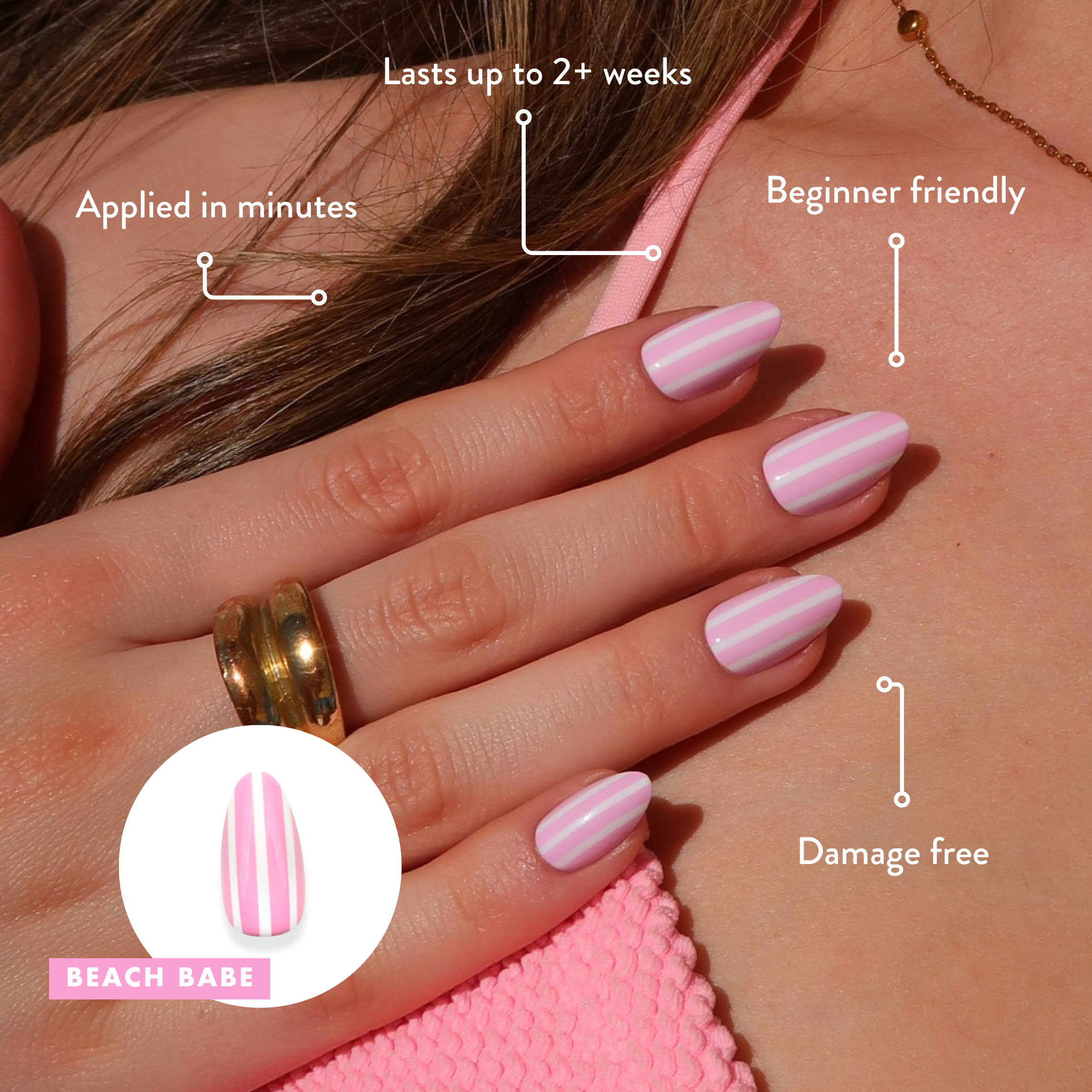Beach Babe - Press On Nails