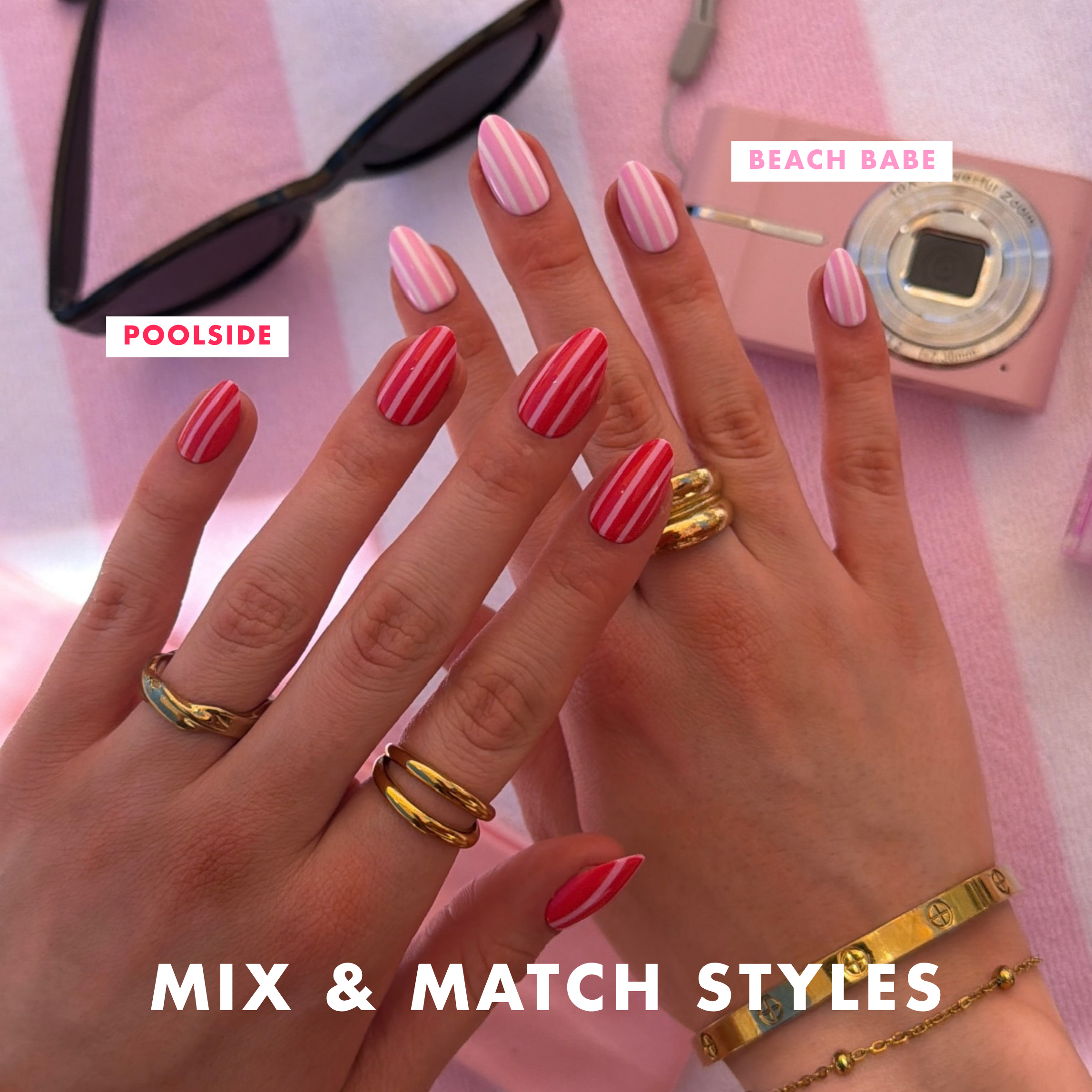 Beach Babe - Press On Nails