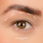 Cappuccino - Light Brown D Curl Clusters