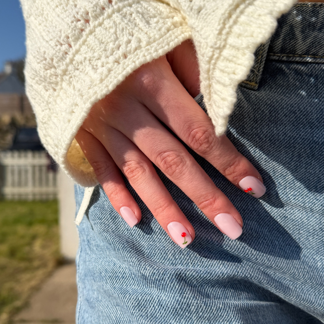 Cherry Bakewell - Press On Nails
