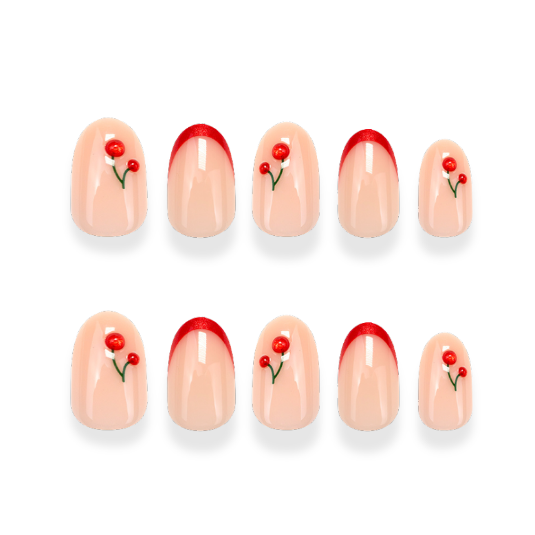 Cherry Shortcake - Press On Nails