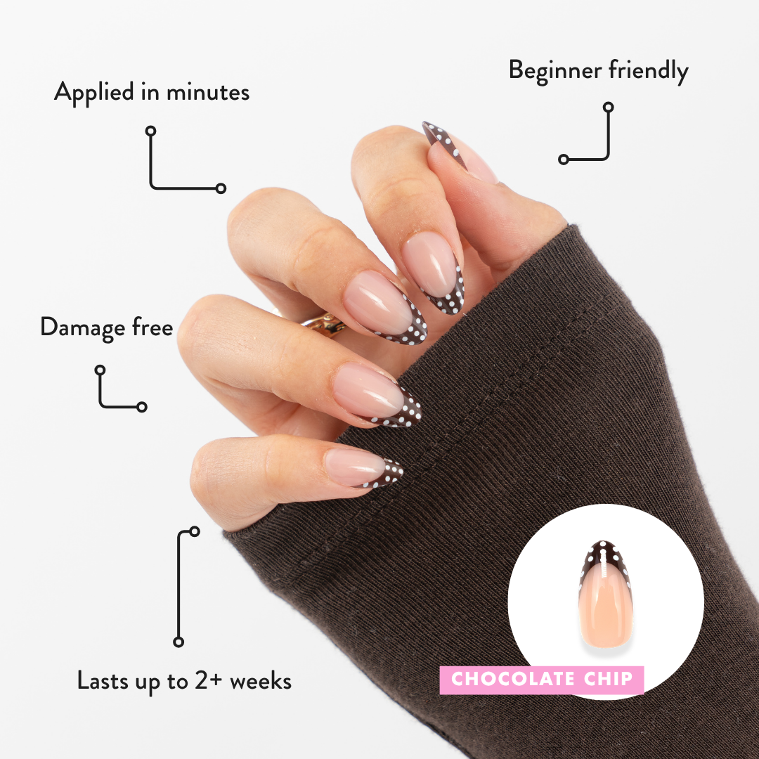 Chocolate Chip - Press On Nails