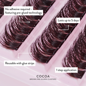 Cocoa - Lazy Girl Pre-Glued Lashes