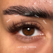 IMPERFECT Lazy Girl Pre-Glued Brown Lashes