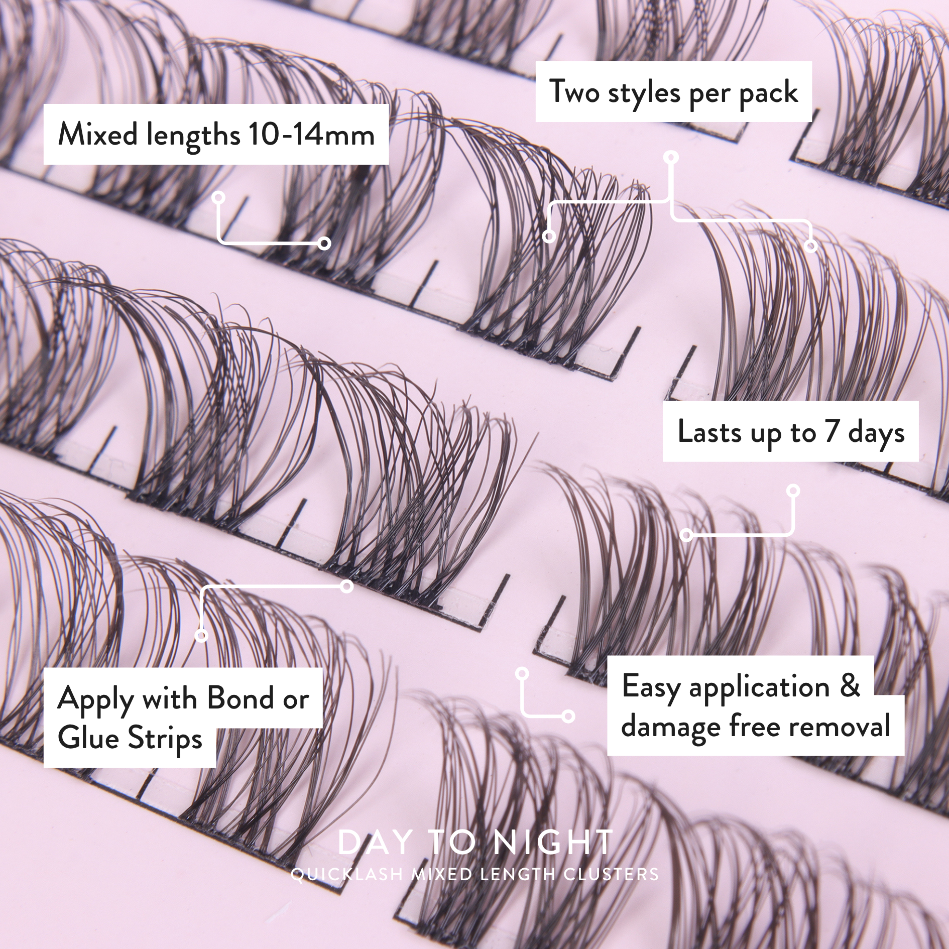 ‘Day To Night’ QuickLash Clusters - Multipack