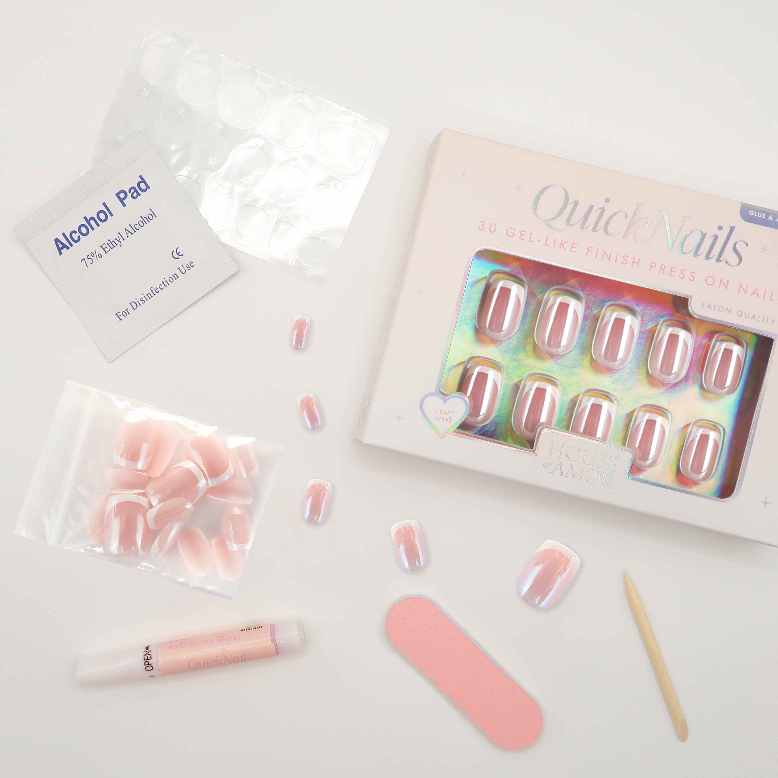 French Glaze  - Press On Nails