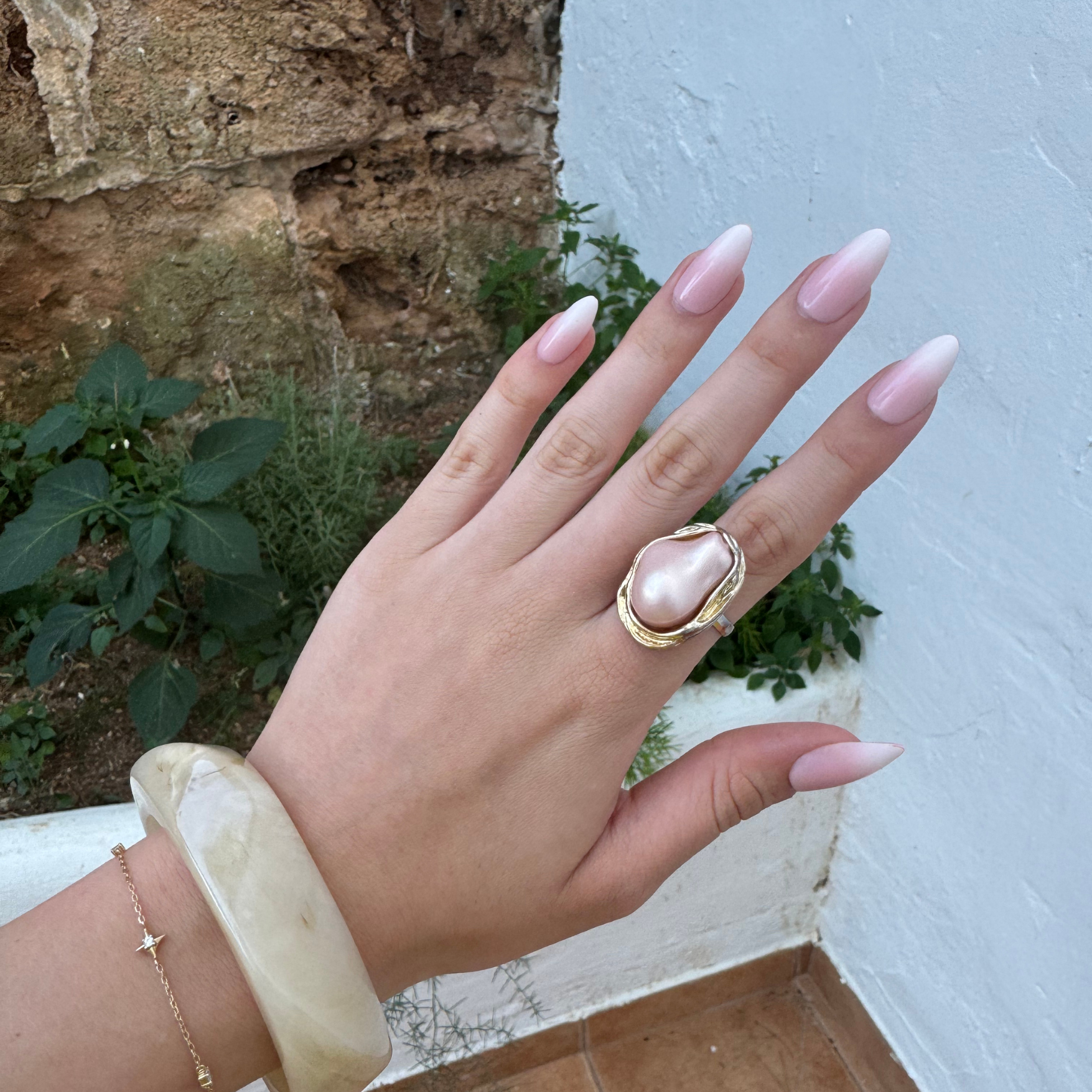 French Ombré - Press On Nails