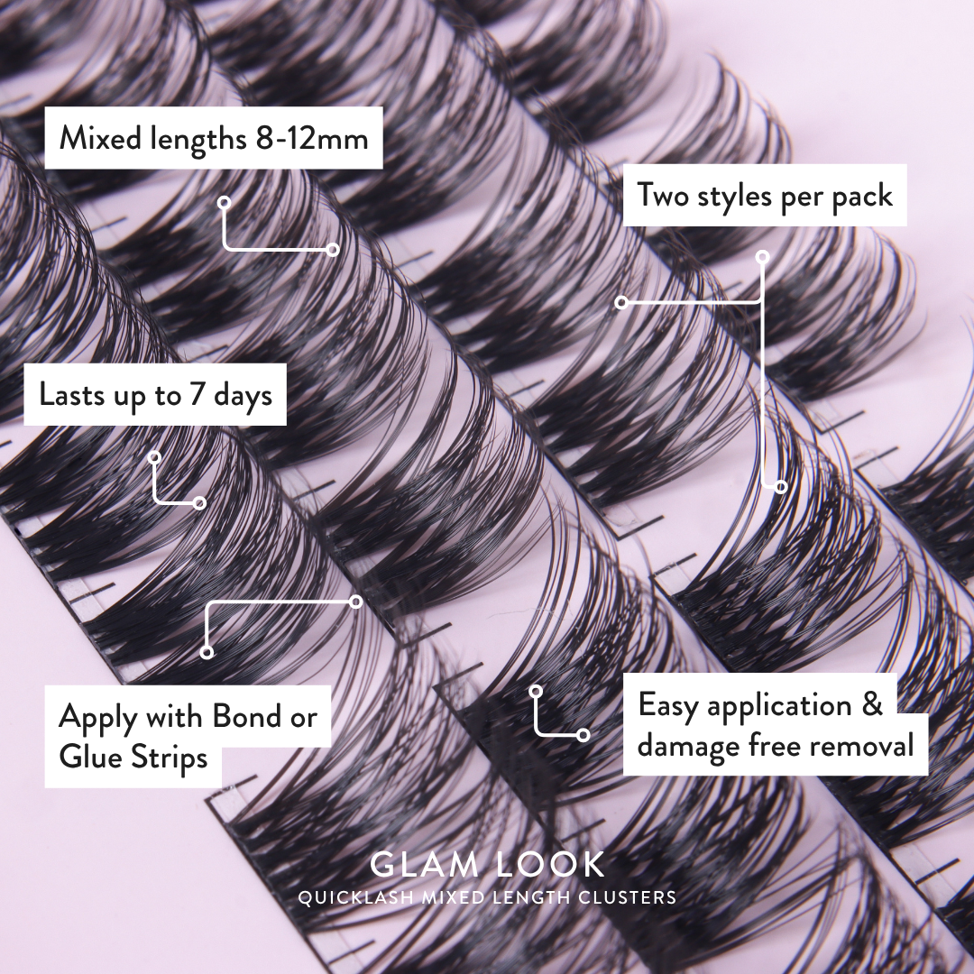 ‘Glam Look’ QuickLash Clusters - Multipack