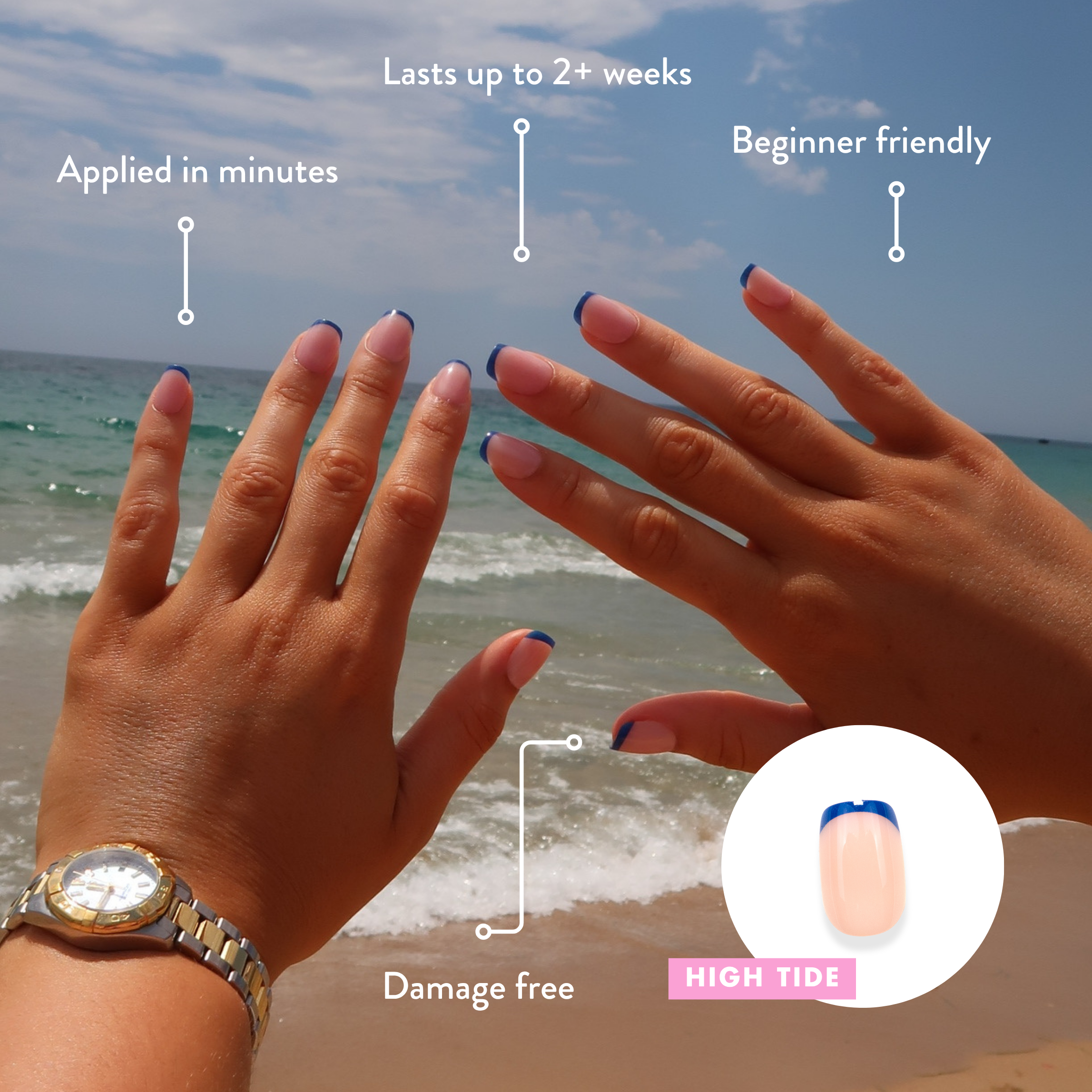 High Tide - Press On Nails