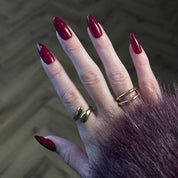 Red Wine - Press On Nails