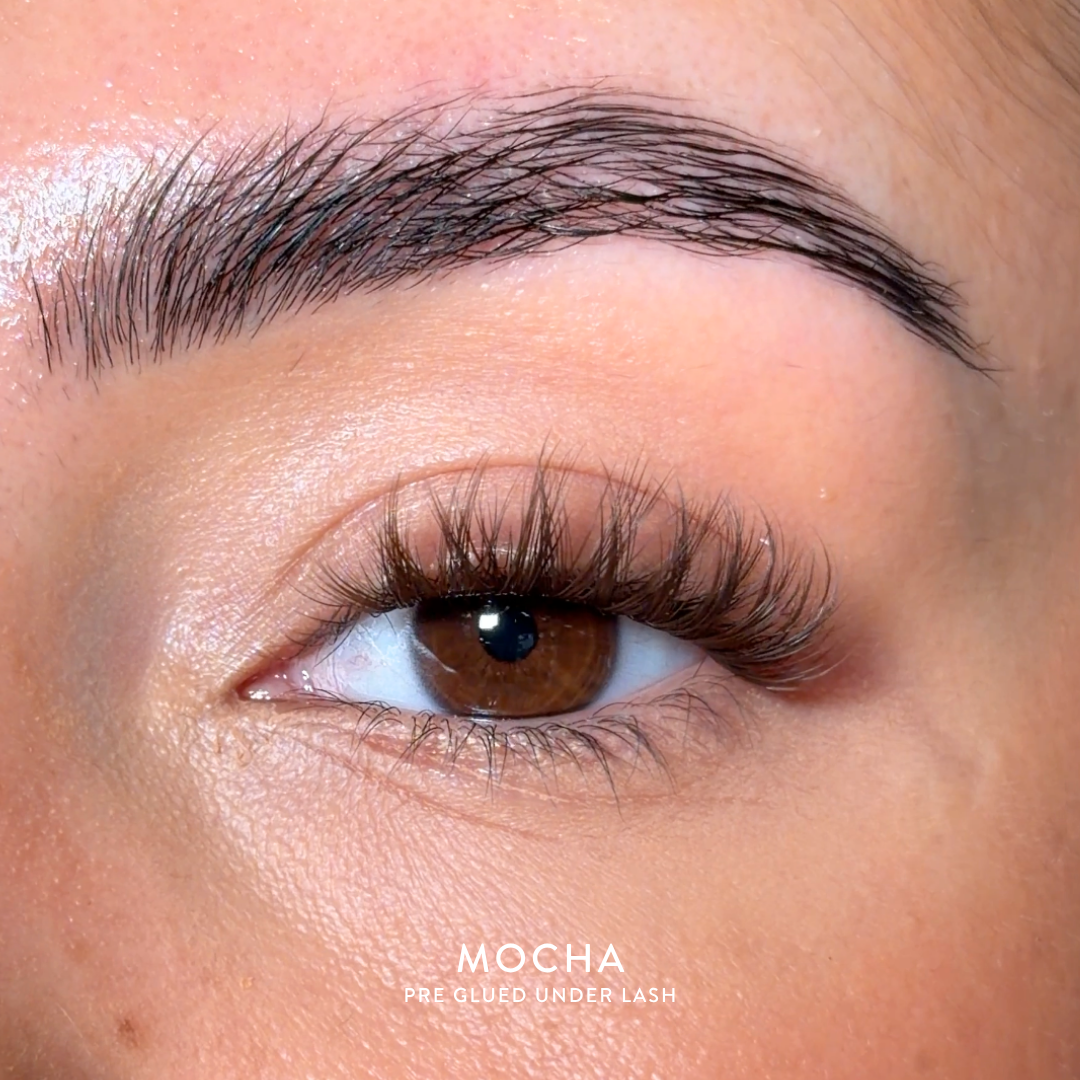 Lazy Girl Pre-Glued Under Lash - Mocha (Brown)