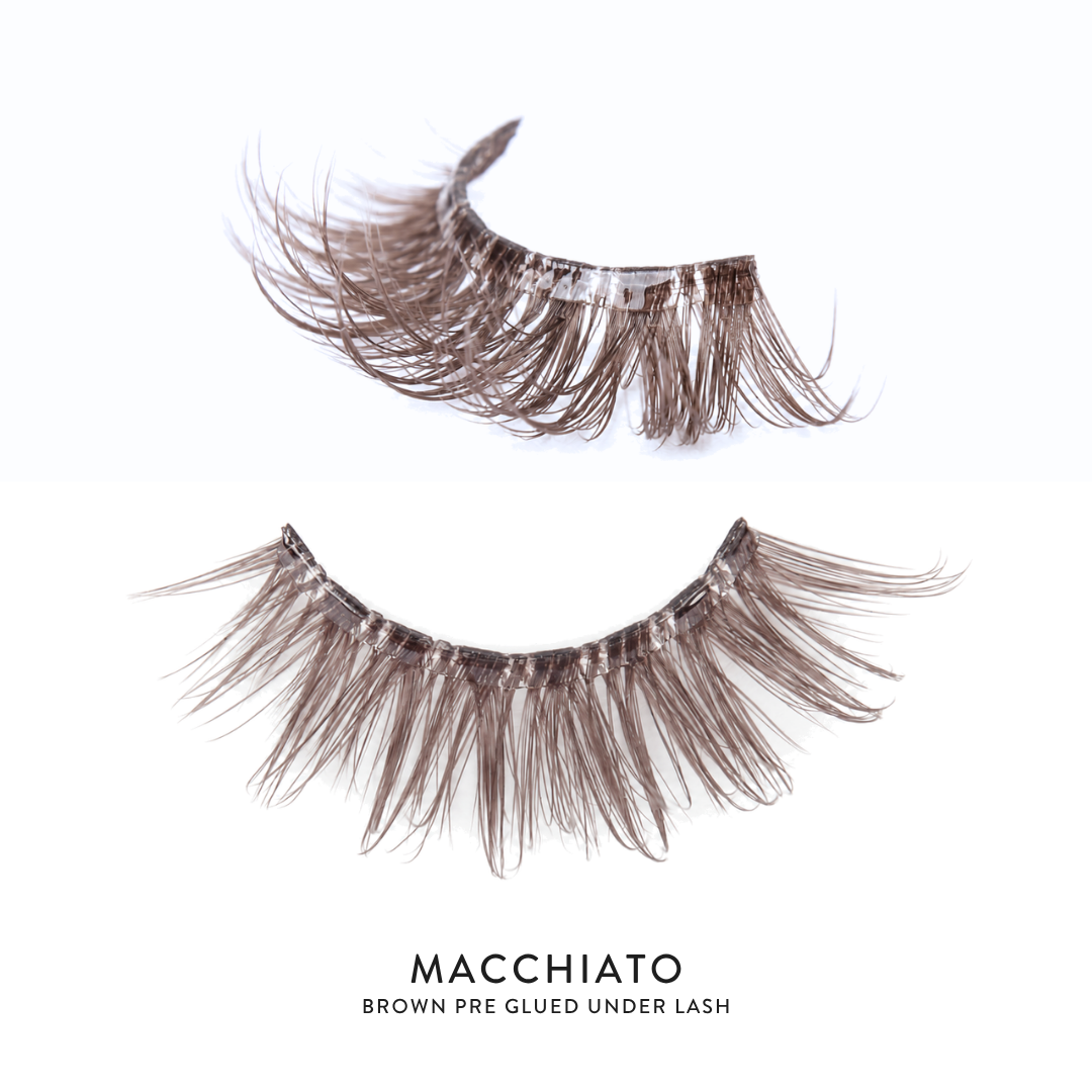 Lazy Girl Pre-Glued Under Lash - Macchiato (Brown)