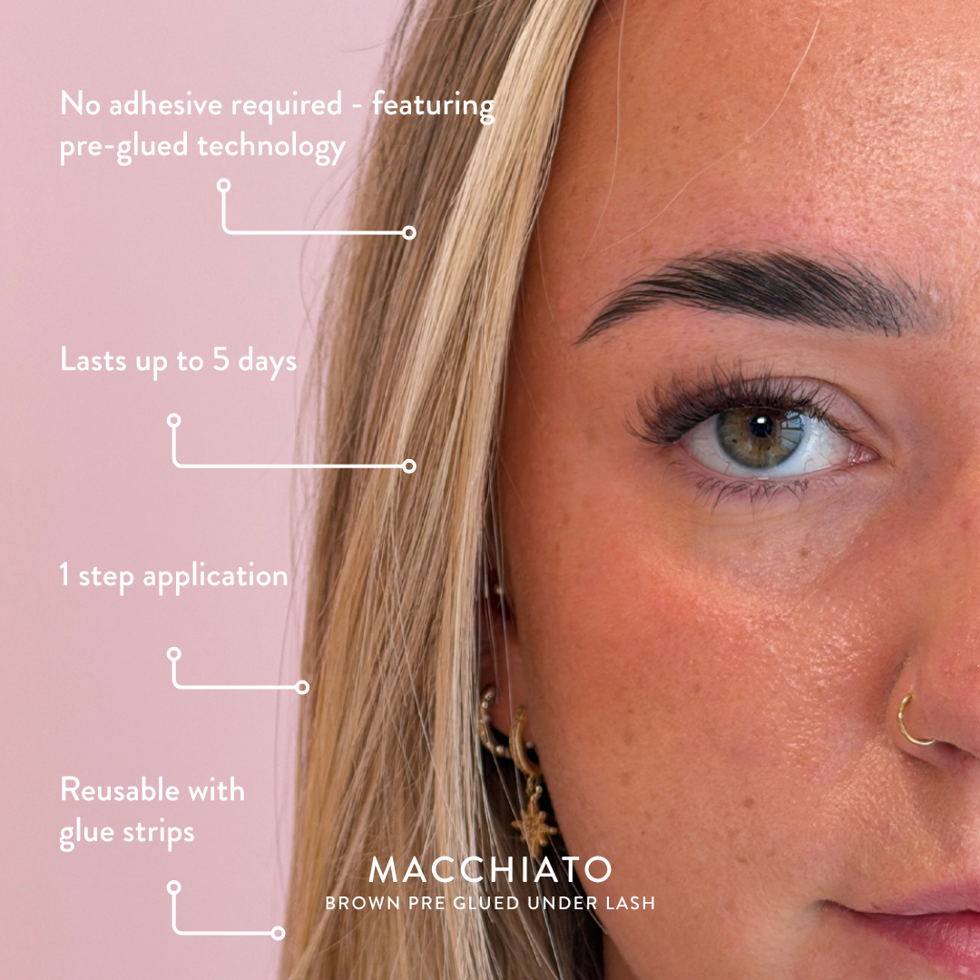 Macchiato (Brown) - Lazy Girl Pre-Glued Under Lash