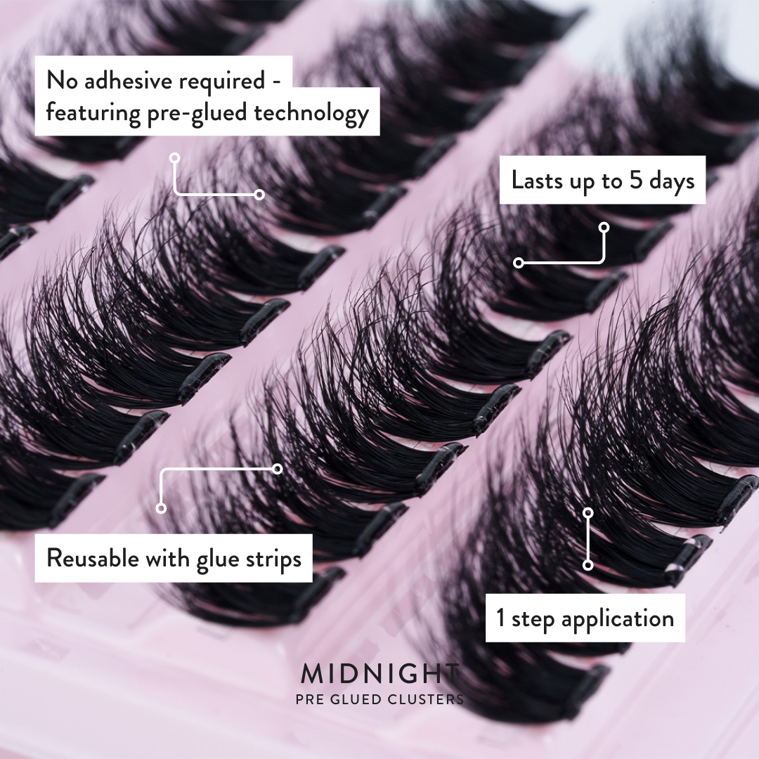 Midnight - Lazy Girl Pre-Glued Lashes