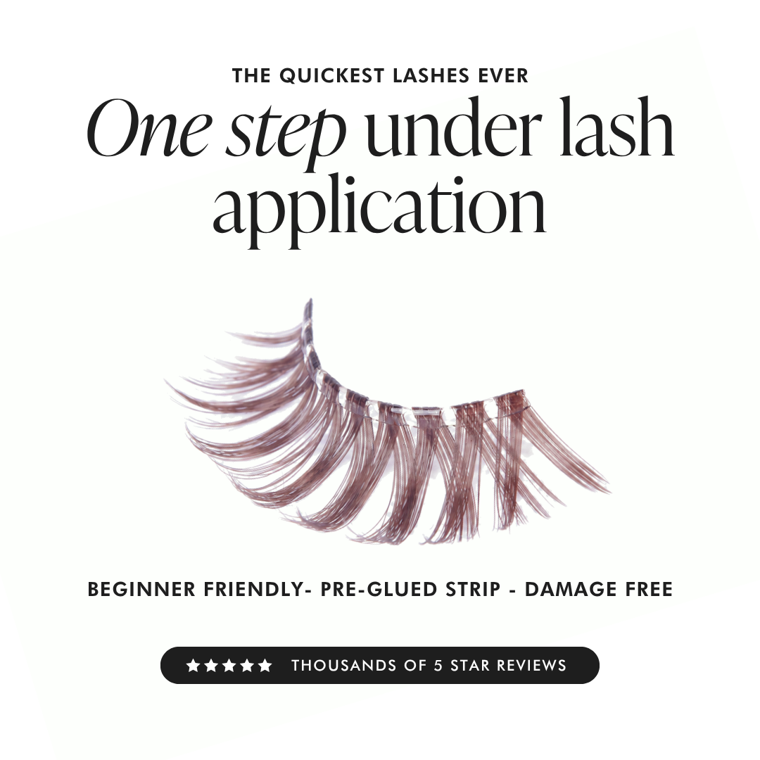 Lazy Girl Pre-Glued Under Lash - Mocha (Brown)