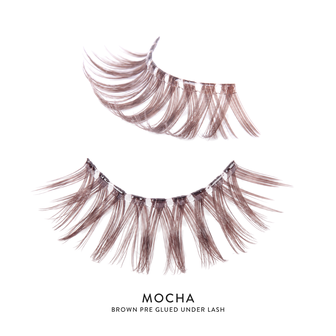Lazy Girl Pre-Glued Under Lash - Mocha (Brown)