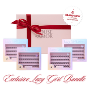 NEW Lazy Girl Christmas Bundle - 4 Exclusive Pre-Glued Lashes