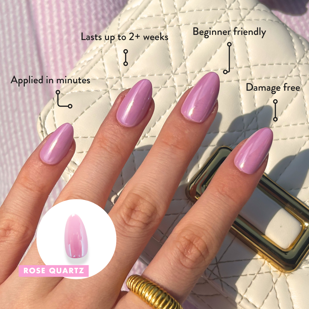 Rose Quartz - Press On Nails
