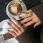 Molten Mocha - Press On Nails