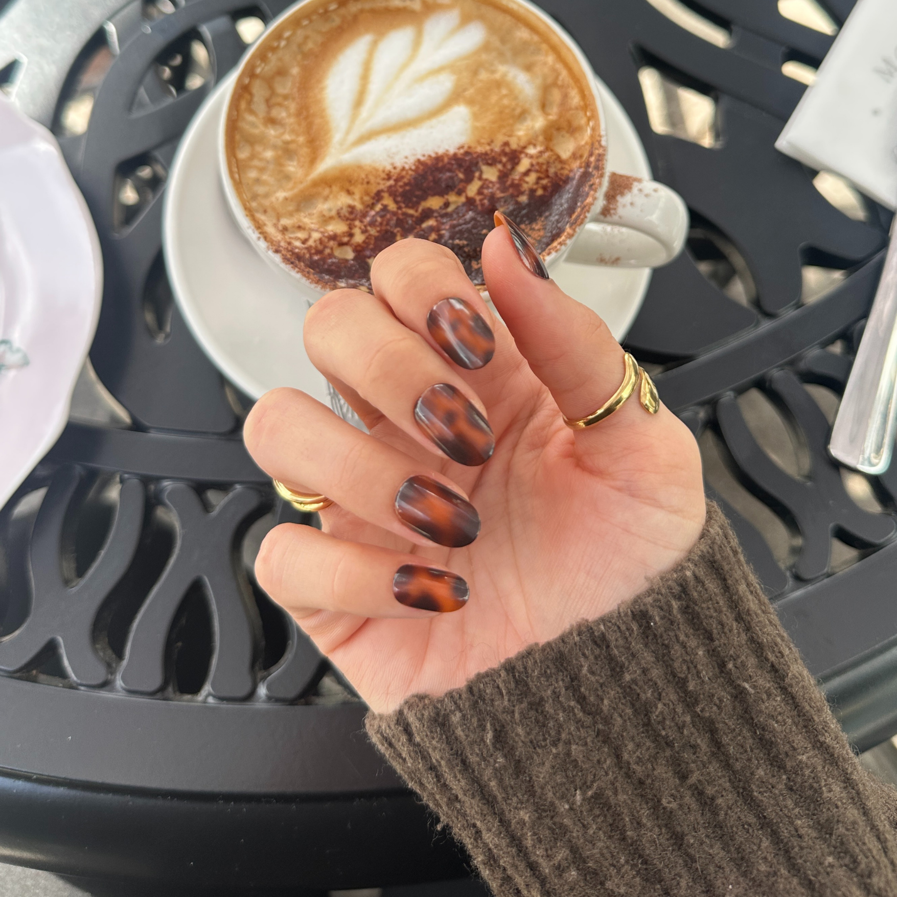 Molten Mocha - Press On Nails