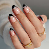 Midnight Ribbon - Press On Nails