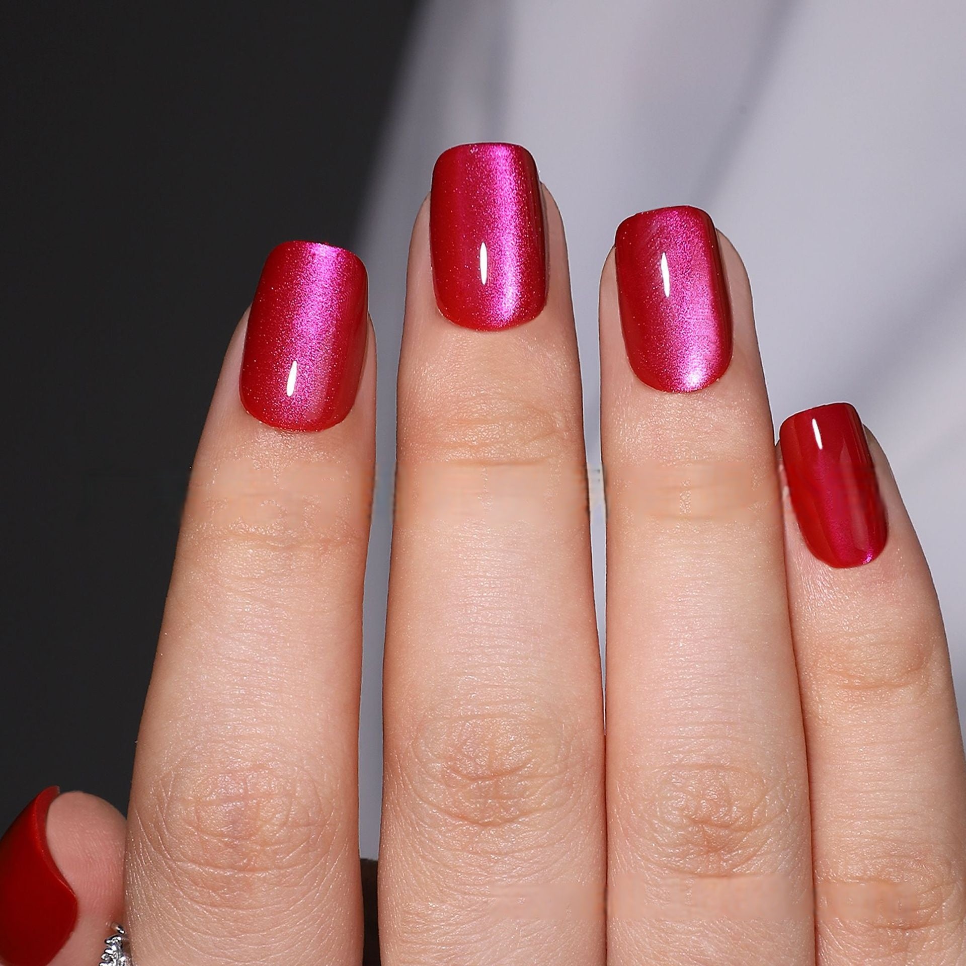 Raspberry Ripple - Press On Nails