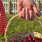 Cherry Bakewell - Press On Nails