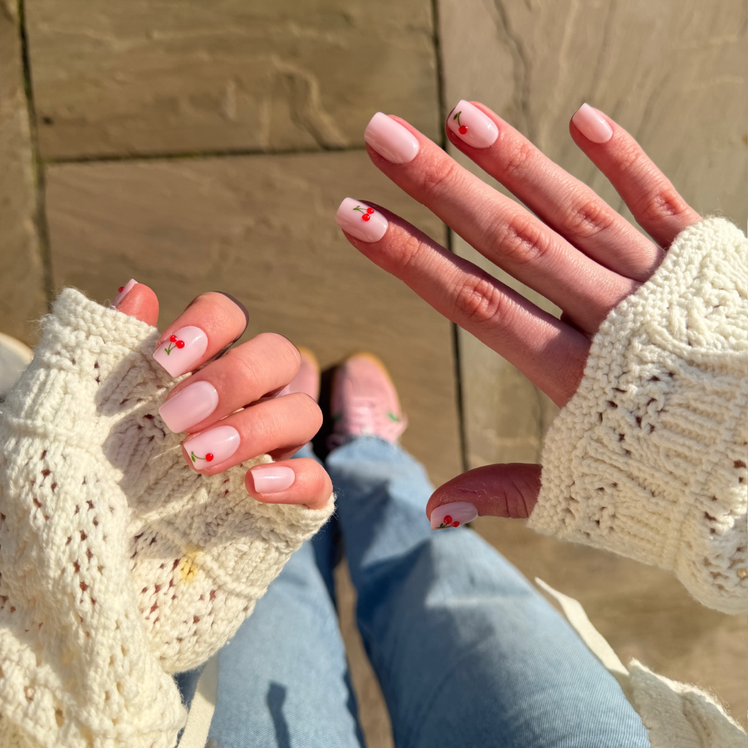 Cherry Bakewell - Press On Nails