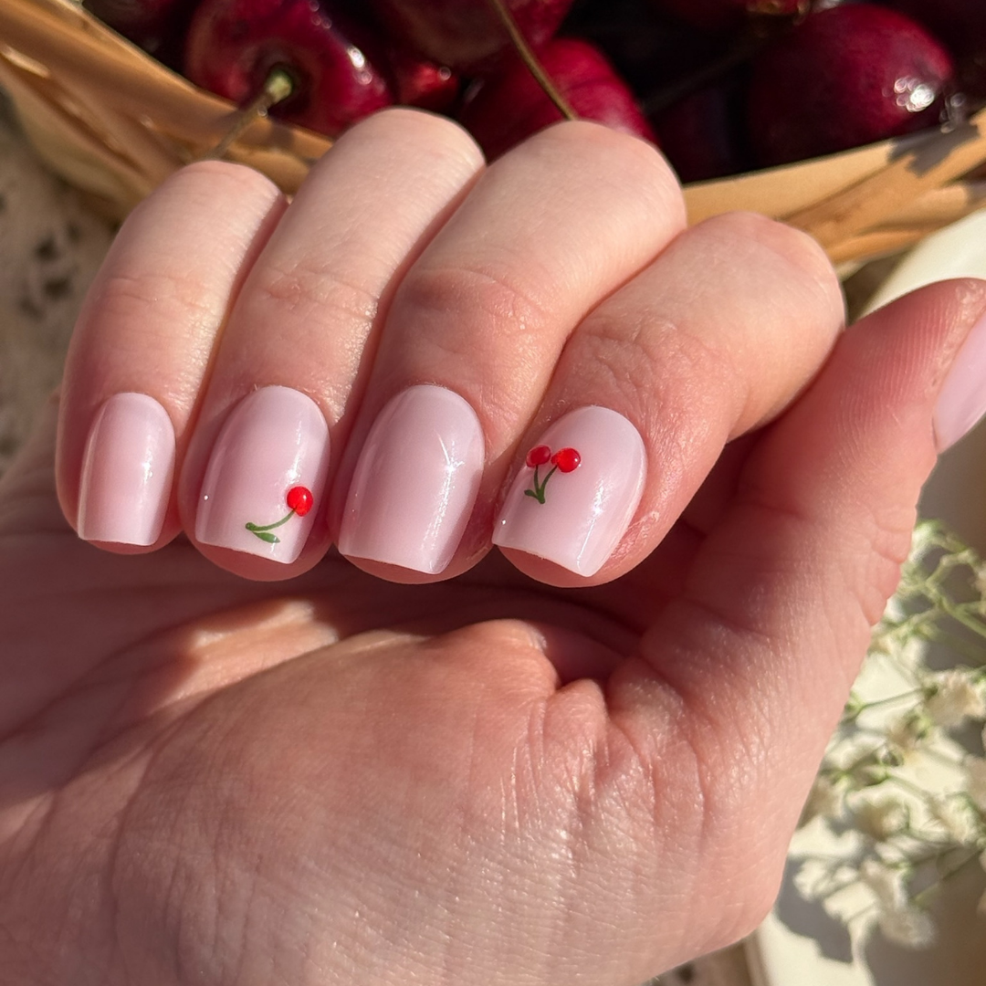 Cherry Bakewell - Press On Nails