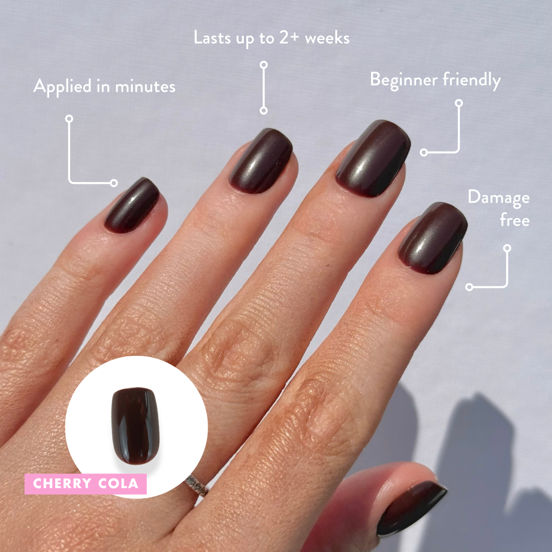 Cherry Cola - Press On Nails