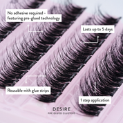 Desire - Lazy Girl Pre-Glued Lashes