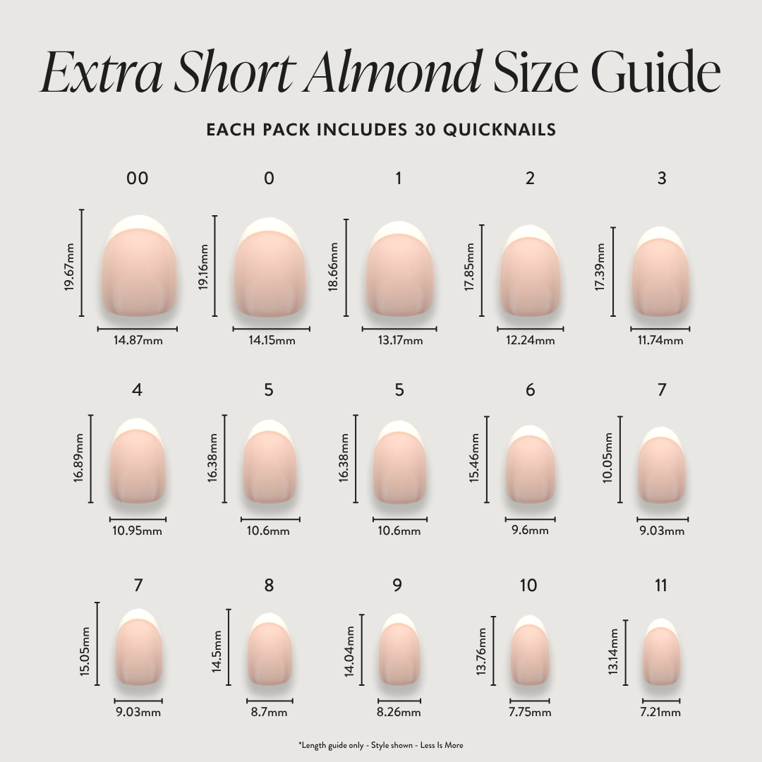 Less is More 'Shortie Collection' - Press On Nails