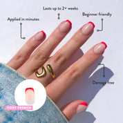 Fiery French - Press On Nails