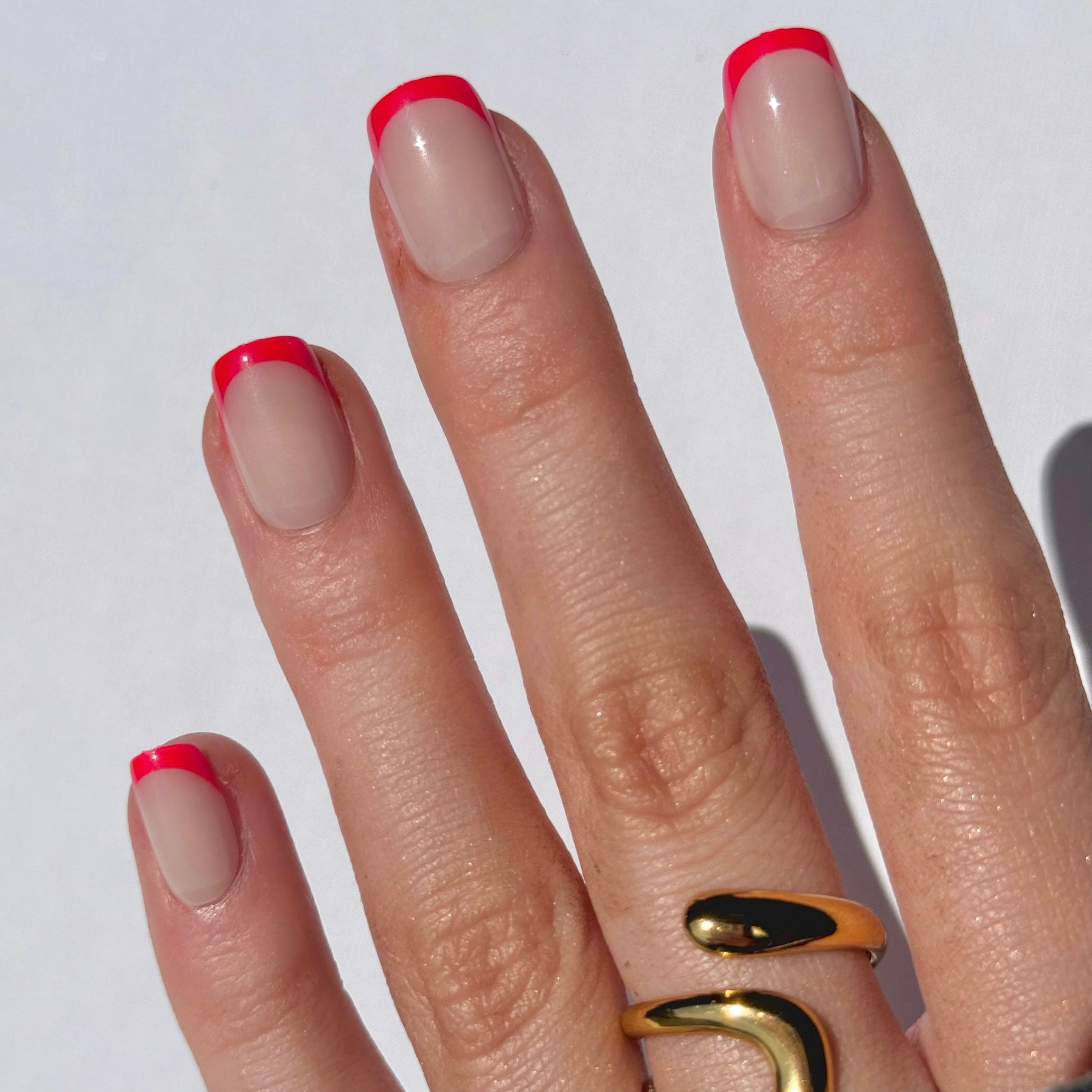 Fiery French - Press On Nails