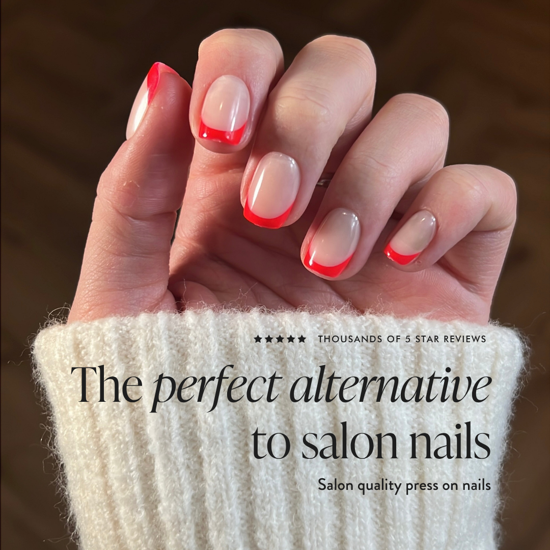 Fiery French - Press On Nails