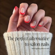 Fiery French - Press On Nails