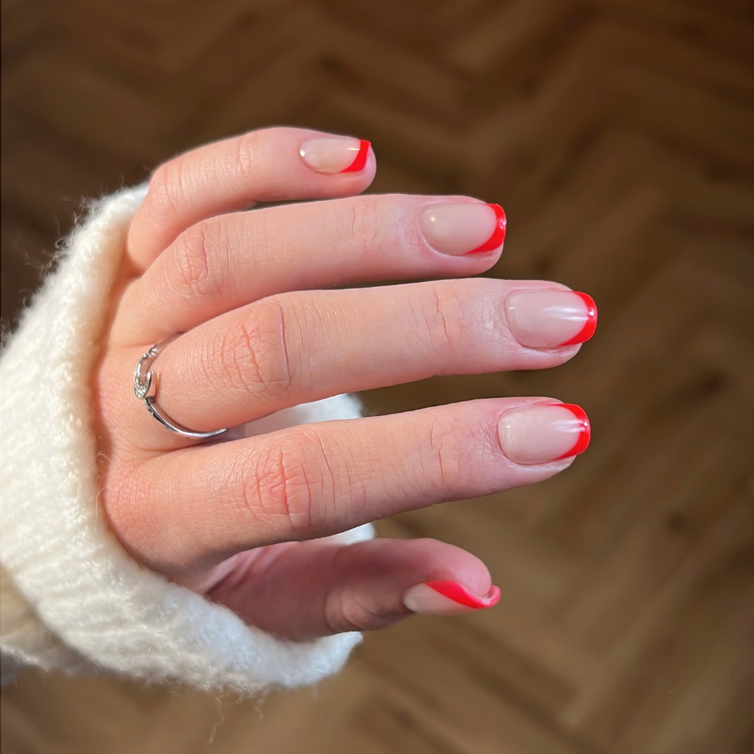 Fiery French - Press On Nails