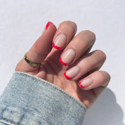 Fiery French - Press On Nails