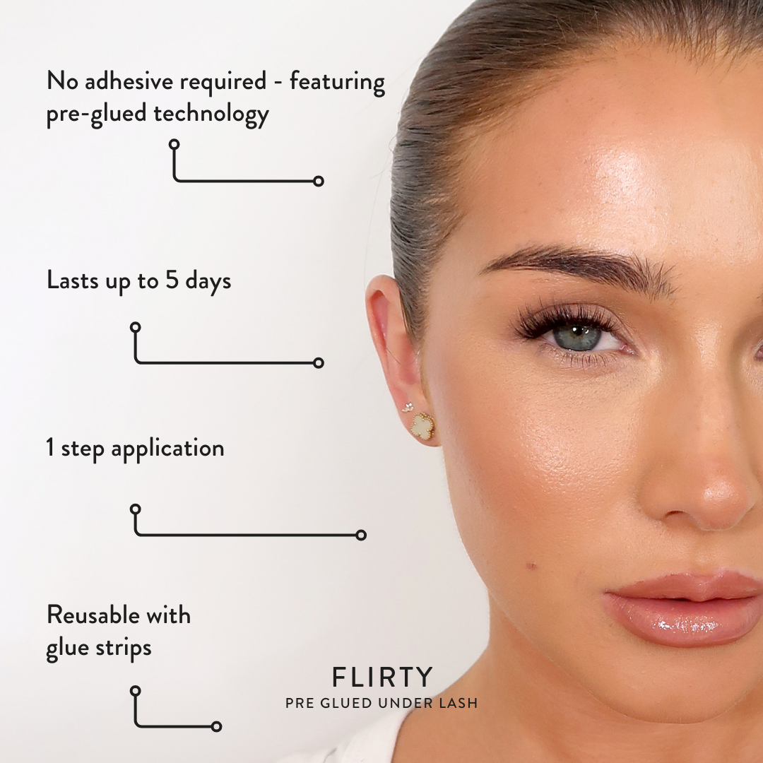 Lazy Girl Pre-Glued Under Lash - Flirty