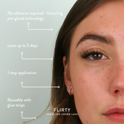 Lazy Girl Pre-Glued Under Lash - Flirty
