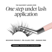 Lazy Girl Pre-Glued Under Lash - Foxy