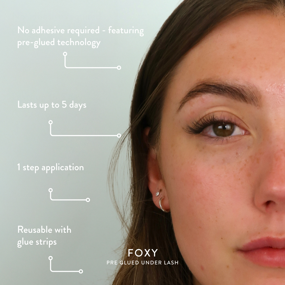 Lazy Girl Pre-Glued Under Lash - Foxy